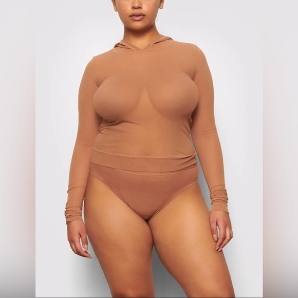 SKIMS Tops - Skims Summer Mesh Hoodie - Nude